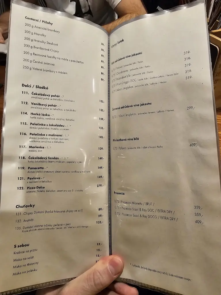 Menu_Restaurace Fabrika pizzerie_Havlíčkův Brod_image_3