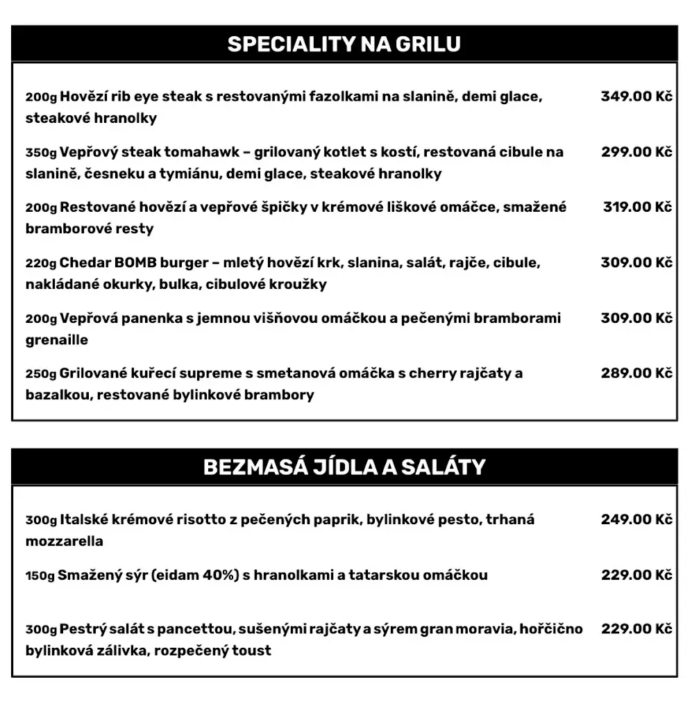 Menu_Restaurace Na Ostrově Pilsner Urquell_Havlíčkův Brod_image_1