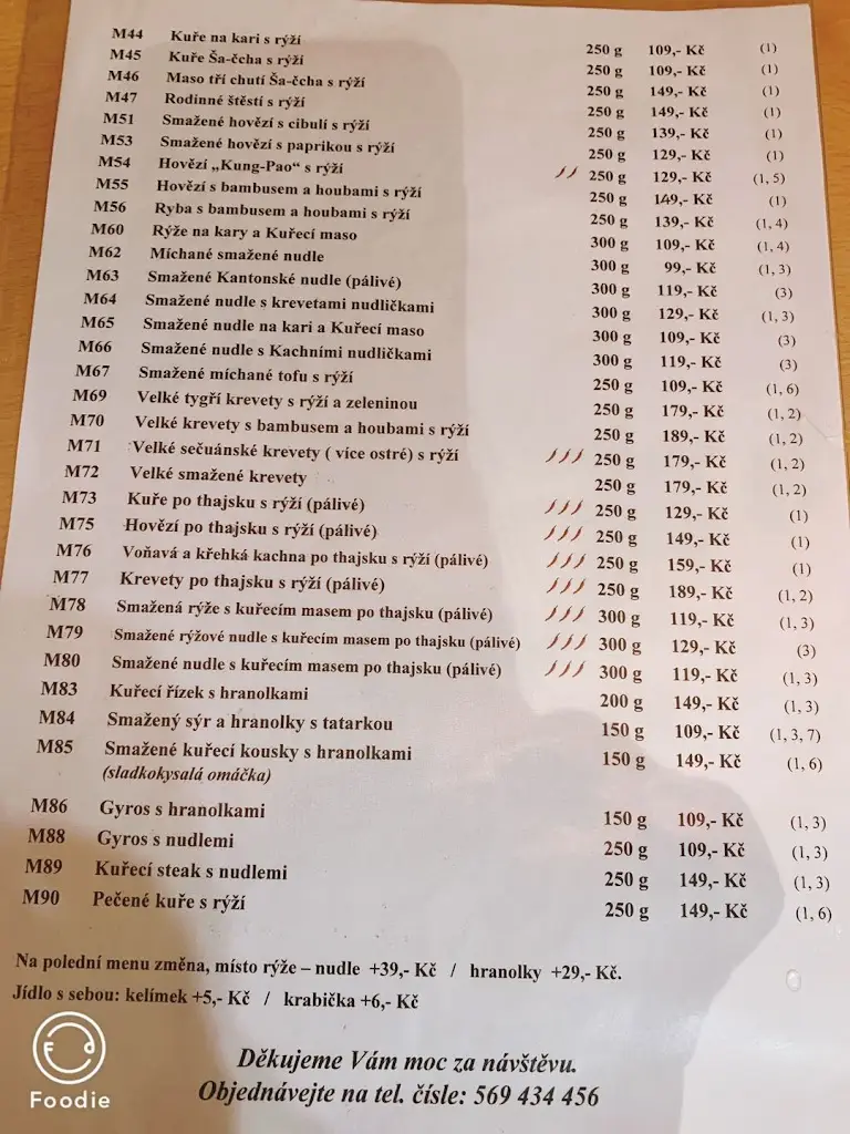 Menu_Golden Sun_Havlíčkův Brod_image_2