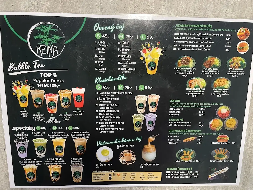 Menu_Keina - sushi & vietnamská restaurace_Havlíčkův Brod_image_1