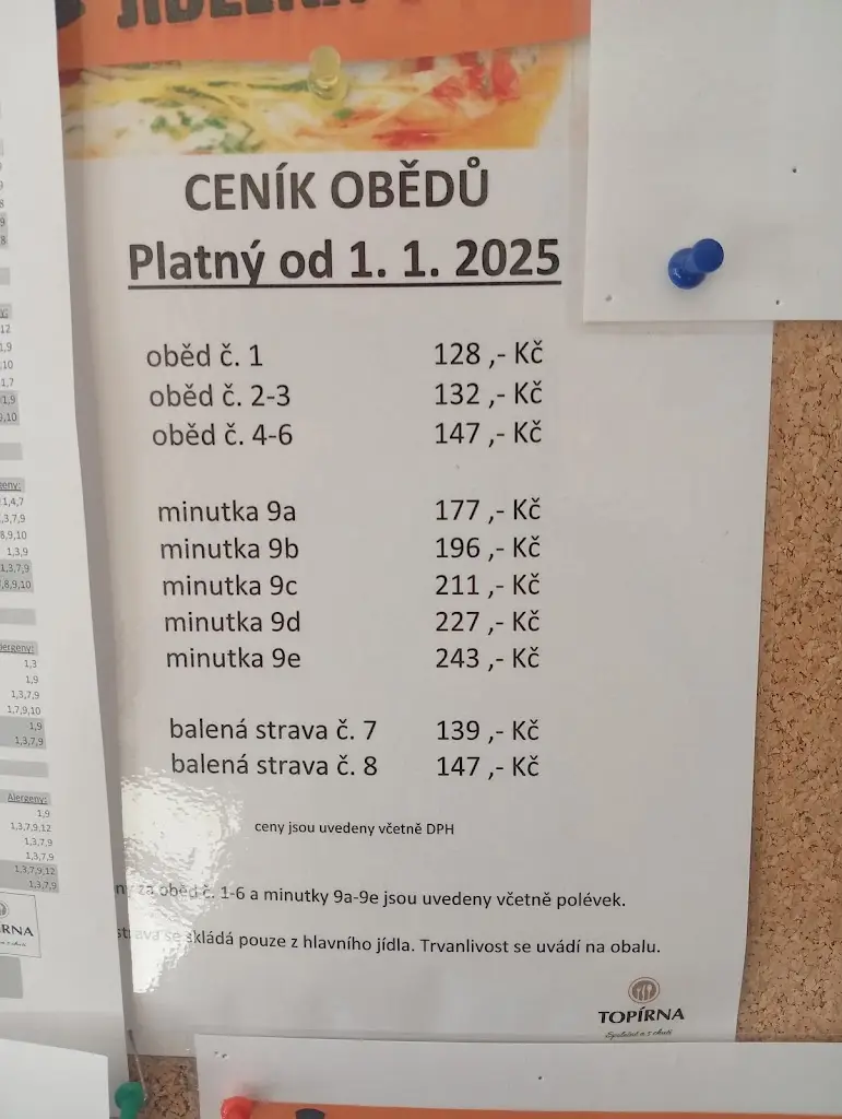 Menu_Jídelna U Pletařů_Havlíčkův Brod_image_1