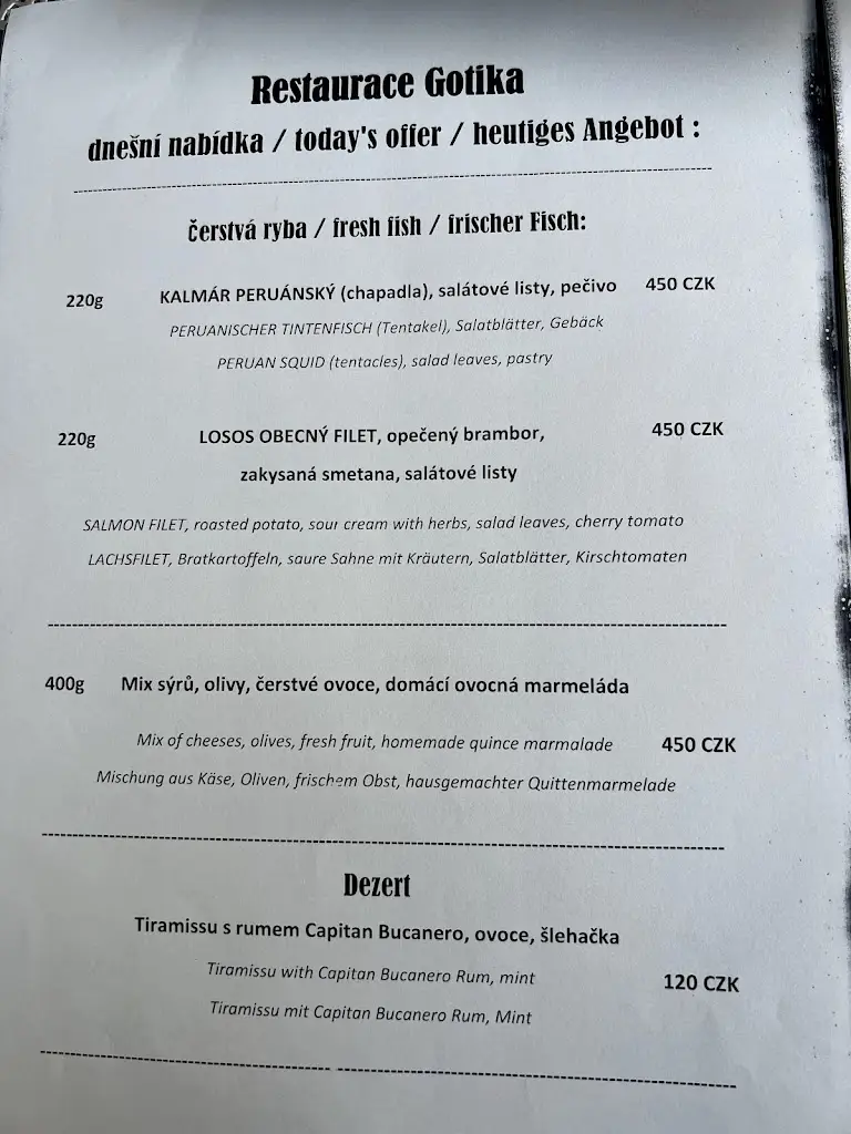 Menu_Gotika RESTAURANT_Český Krumlov_image_2