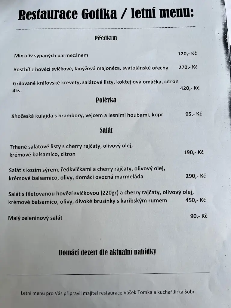 Menu_Gotika RESTAURANT_Český Krumlov_image_3