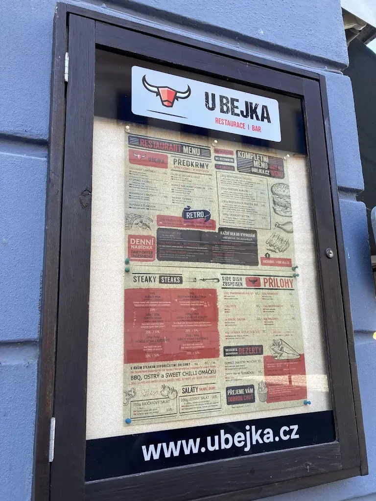 Menu_Restaurant bar U Bejka_Český Krumlov_image_4