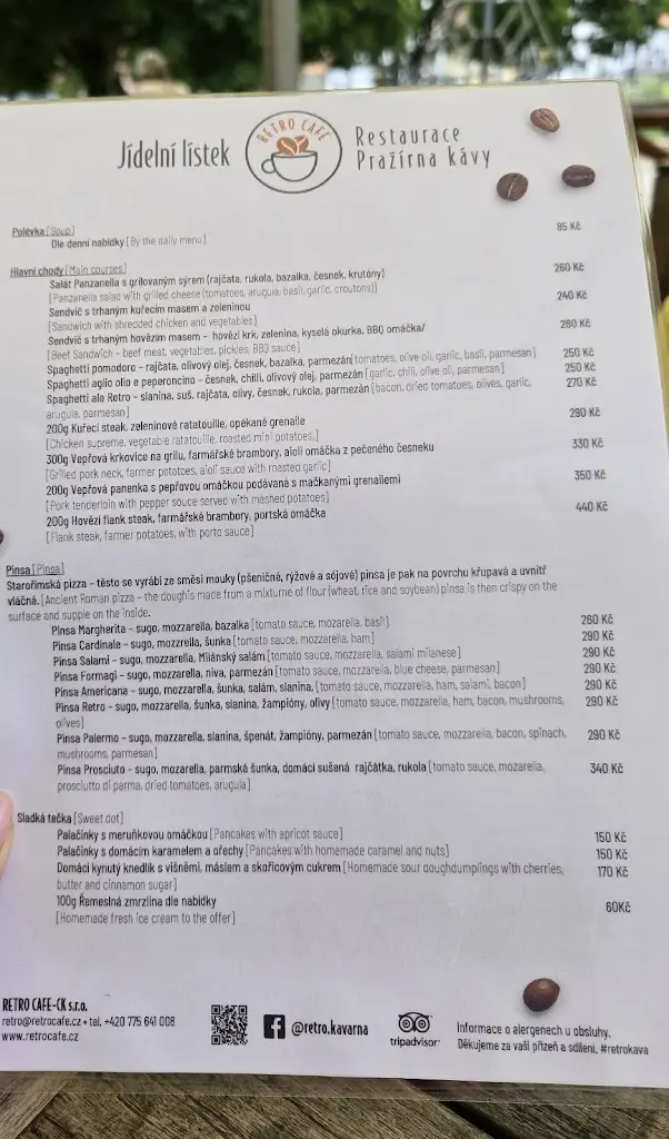 Menu_Retro Café_Český Krumlov_image_2