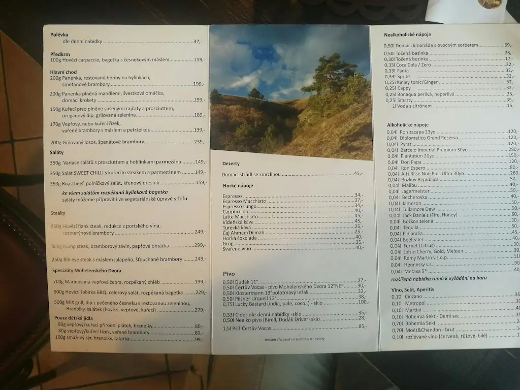 Menu_Restaurace a penzion MOHELENSKÝ DVŮR_Mohelno_image_3
