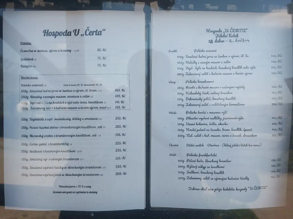 Menu_Pub U Certa_Ledeč nad Sázavou_image_2