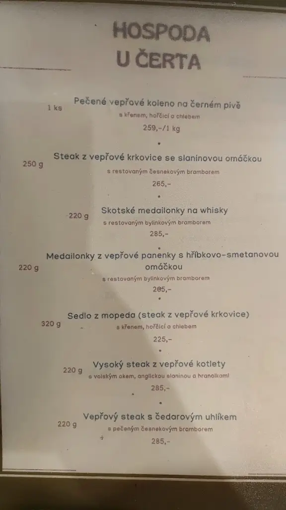 Menu_Pub U Certa_Ledeč nad Sázavou_image_3