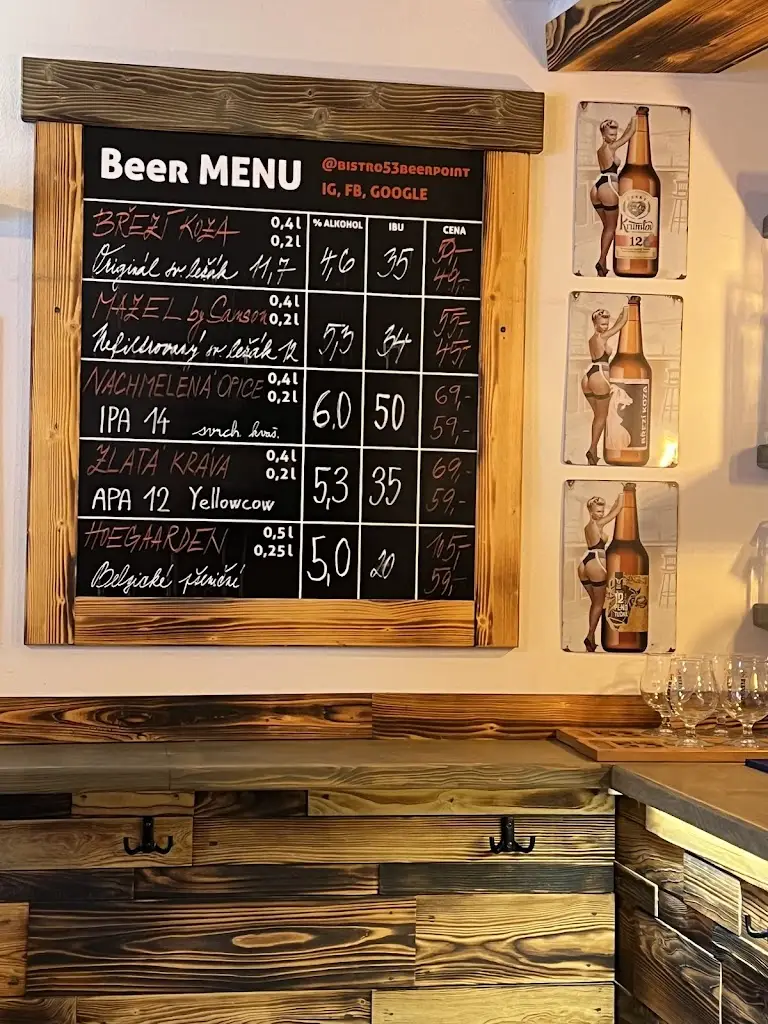 Menu_Bistro 53 Beer Point_Český Krumlov_image_1