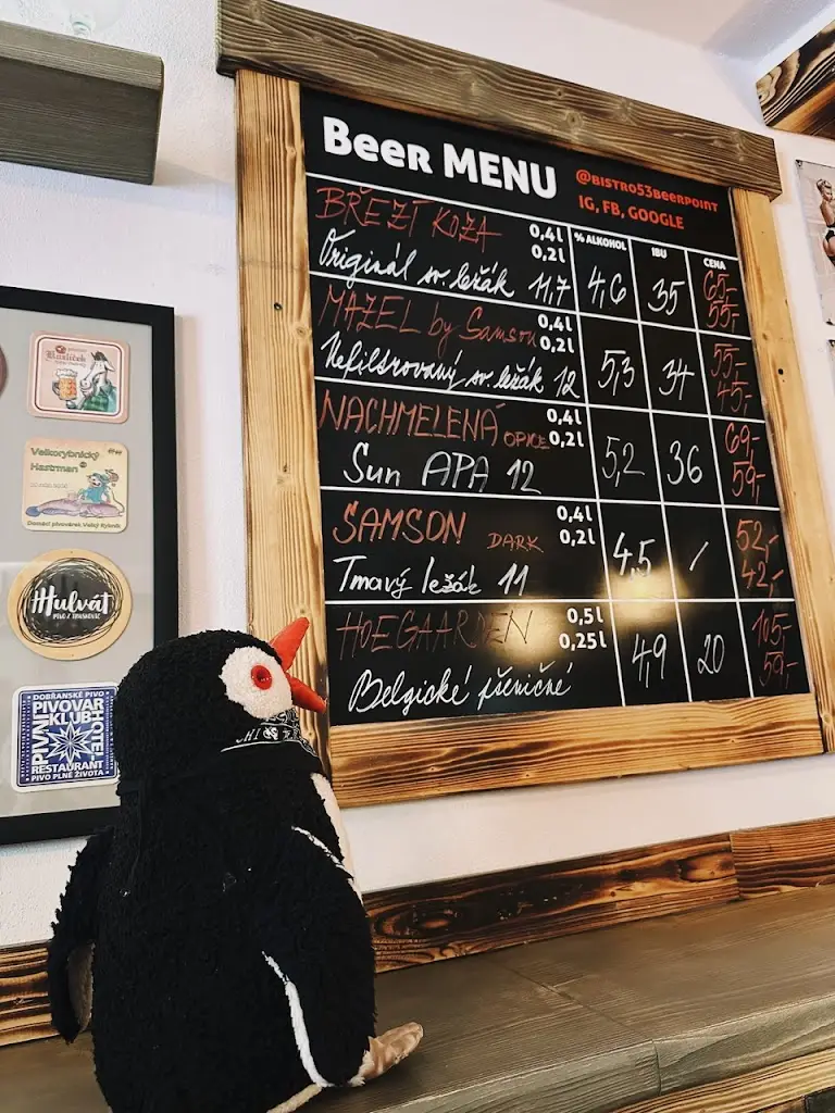 Menu_Bistro 53 Beer Point_Český Krumlov_image_2