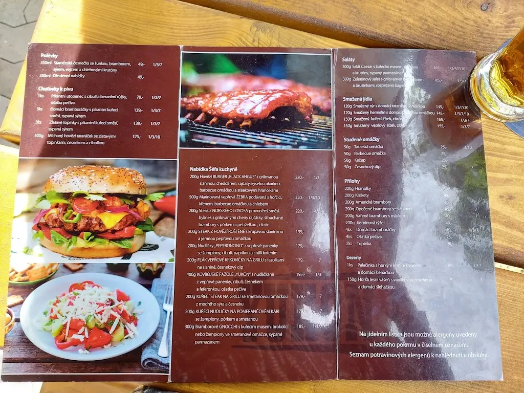 Menu_Yukon club_Lípa_image_2