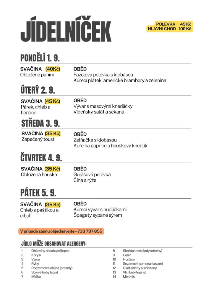 Menu_Kantýna kovovýroba Jaromír Šimek_Nová Cerekev_image_1