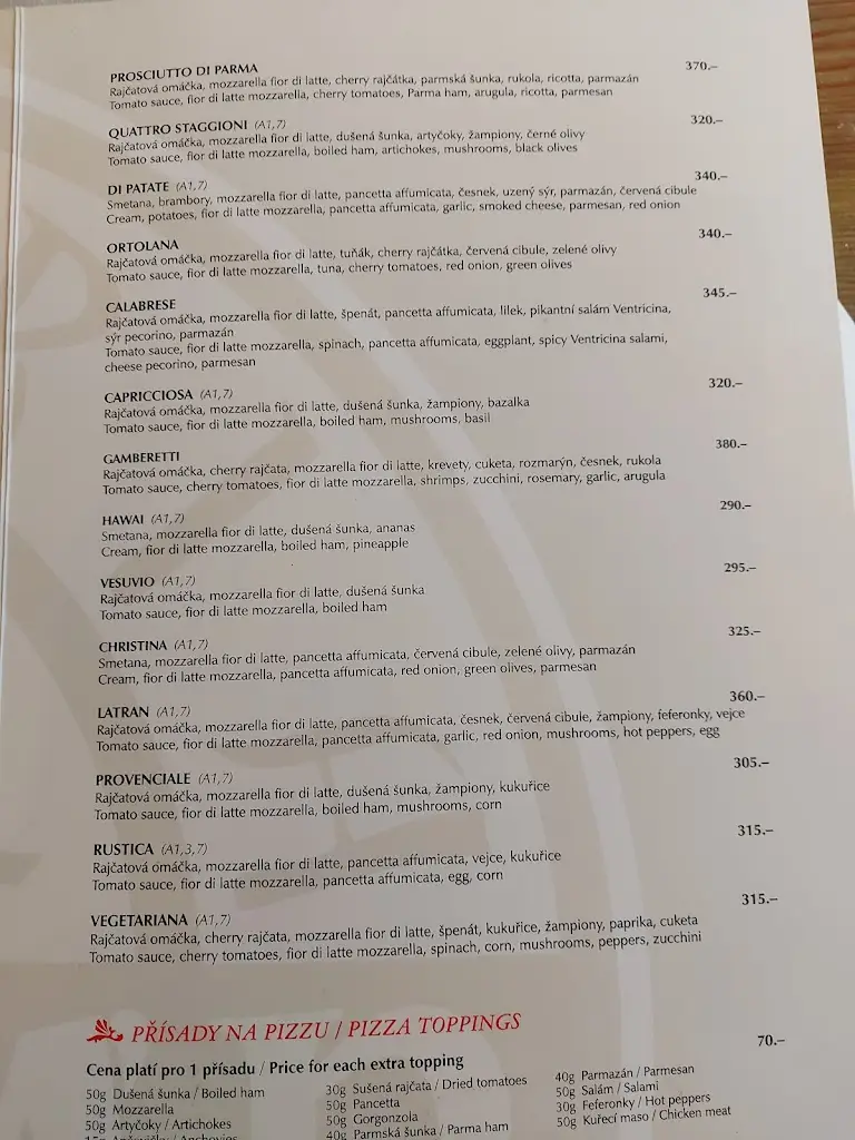 Menu_Pizzeria Latrán_Český Krumlov_image_3