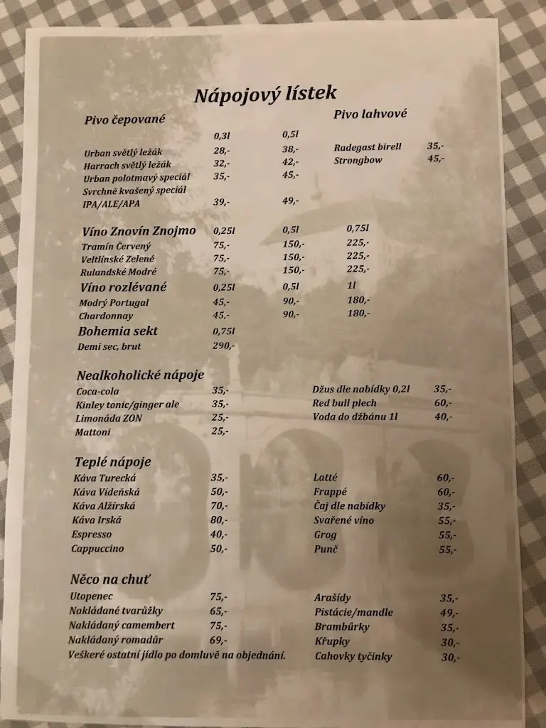 Menu_Náměšťská Pivnice_Náměšť nad Oslavou_image_2