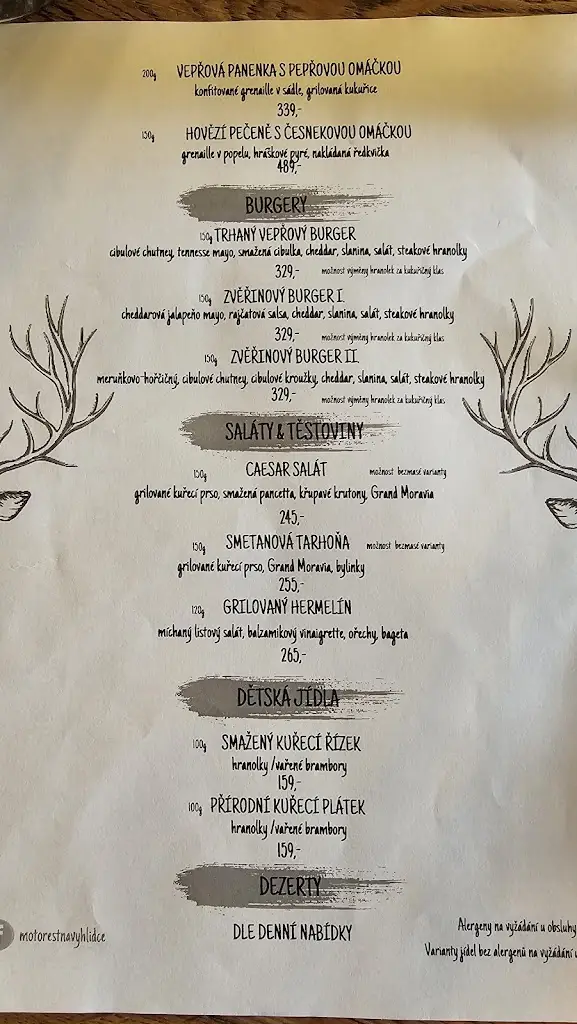 Menu_Motorest ,,Na Vyhlídce“_Náměšť nad Oslavou_immagine_2