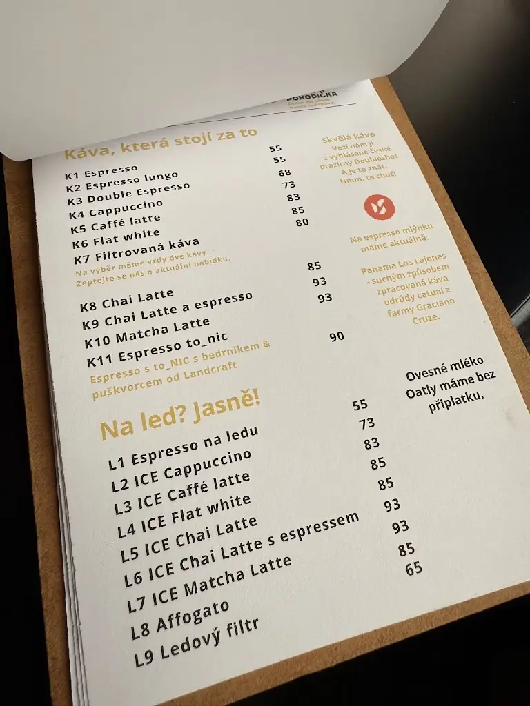 Menu_Kavárna Pohodička_Náměšť nad Oslavou_image_1
