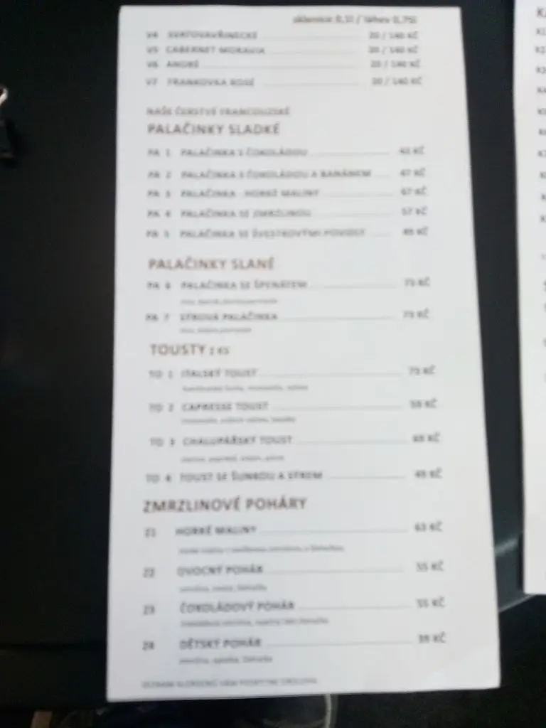 Menu_Kavárna Pohodička_Náměšť nad Oslavou_image_3