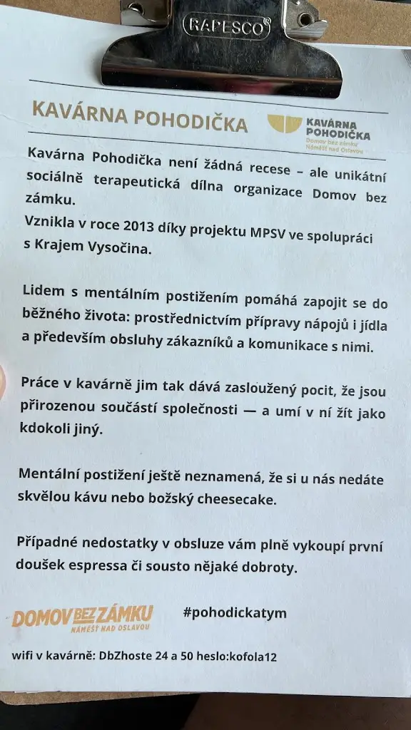 Menu_Kavárna Pohodička_Náměšť nad Oslavou_image_4