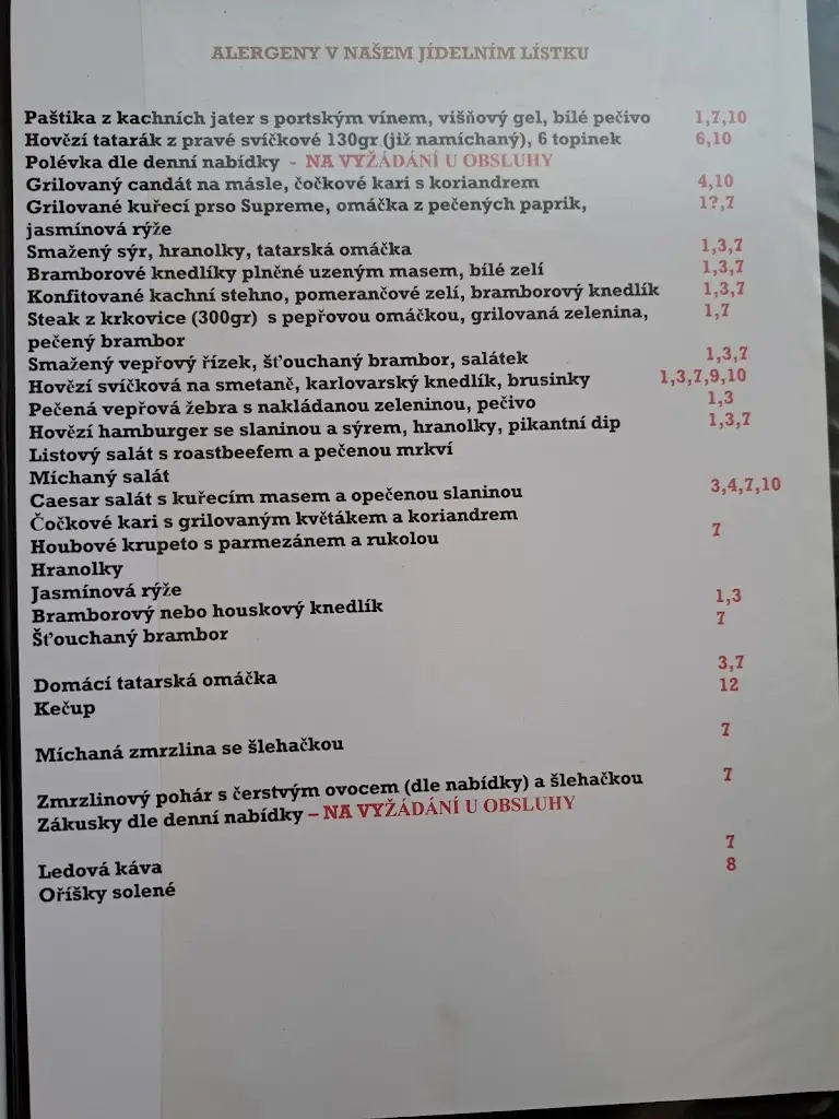 Menu_Restaurant Barvírna_Český Krumlov_image_1