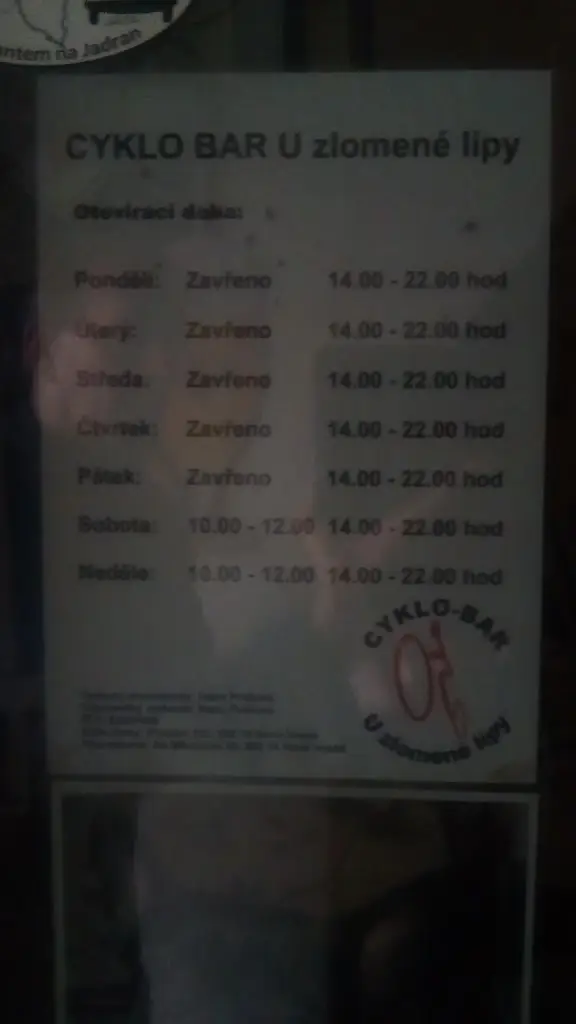 Menu_CYKLO BAR U zlomené lípy_Nové Veselí_image_2