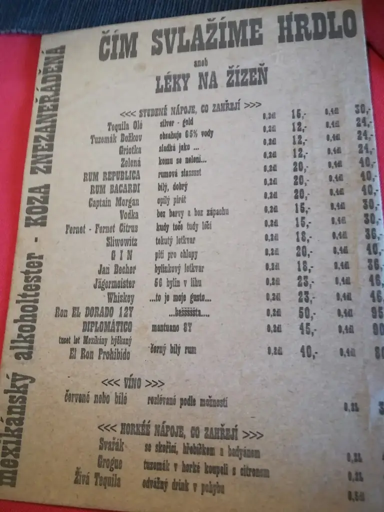 Menu_Dům U Bílé Růže_Nové Veselí_image_3