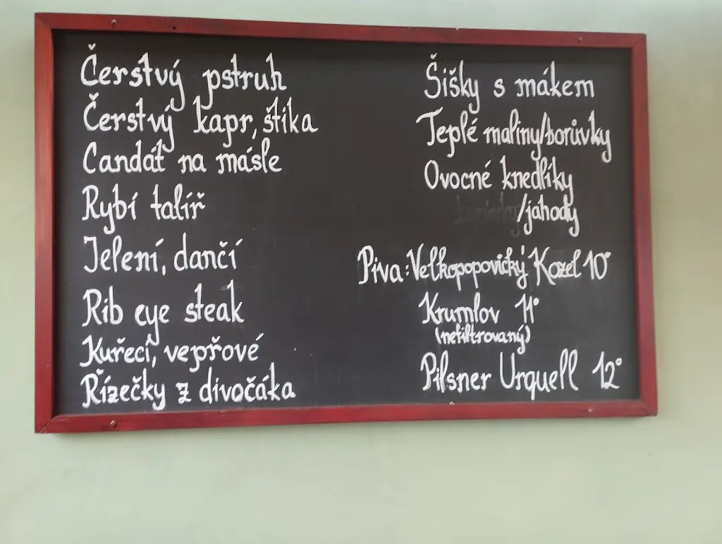 Menu_Rožmberská Bašta Český Krumlov_Český Krumlov_image_2