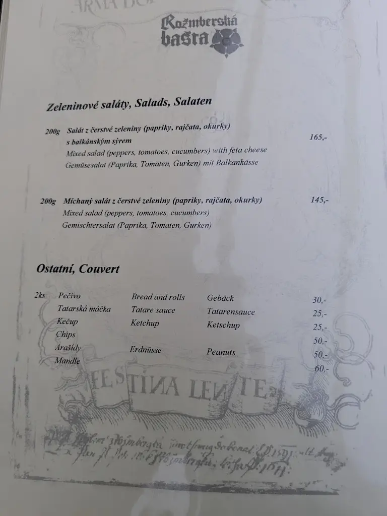 Menu_Rožmberská Bašta Český Krumlov_Český Krumlov_image_3