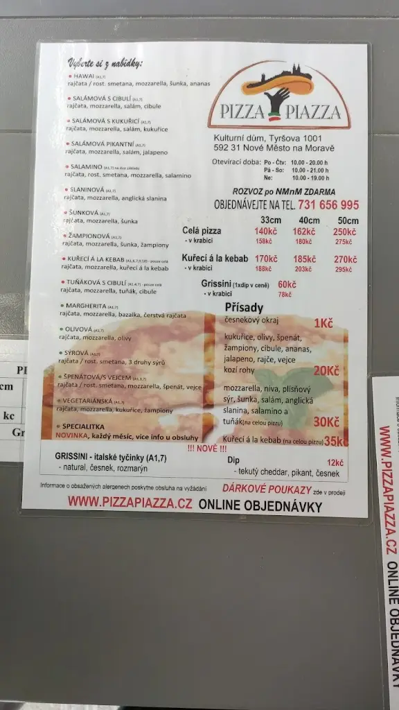 Menu_K Club_Nové Město na Moravě_image_2