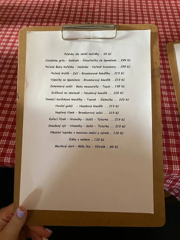 Menu_Restaurace Stanice lyžařů Fryšava_Nové Město na Moravě_image_1