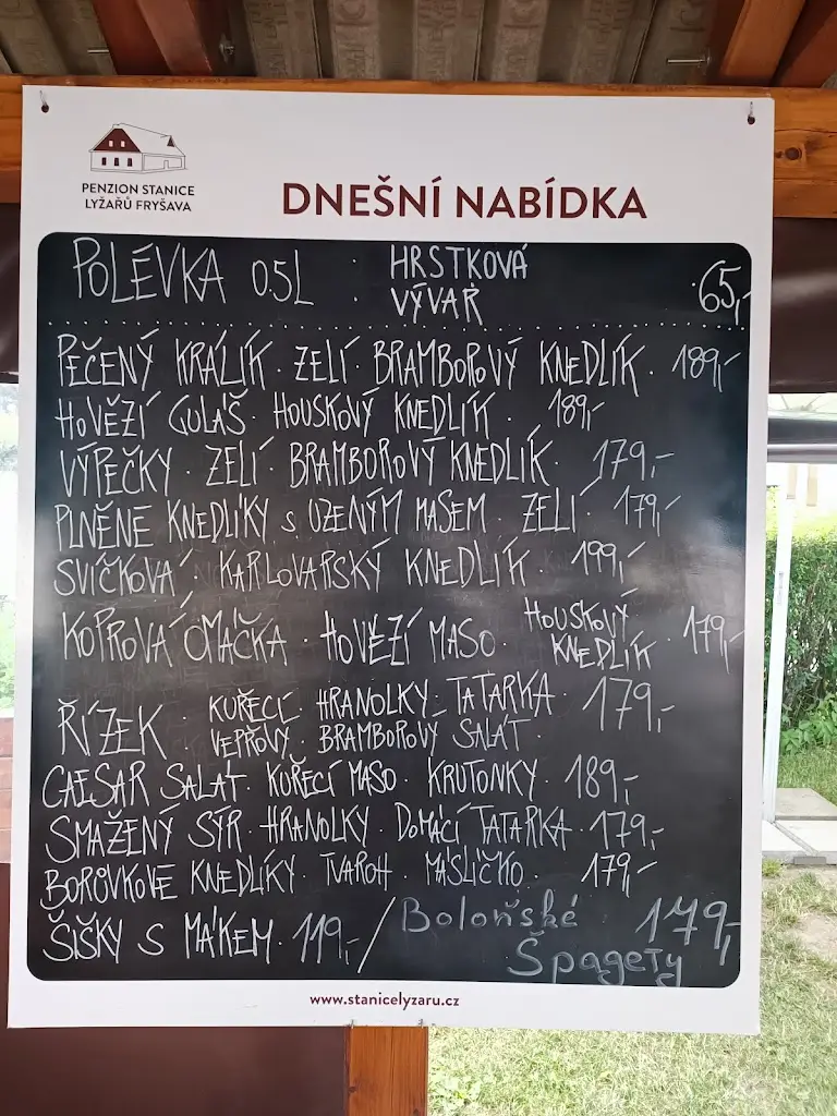 Menu_Restaurace Stanice lyžařů Fryšava_Nové Město na Moravě_image_4