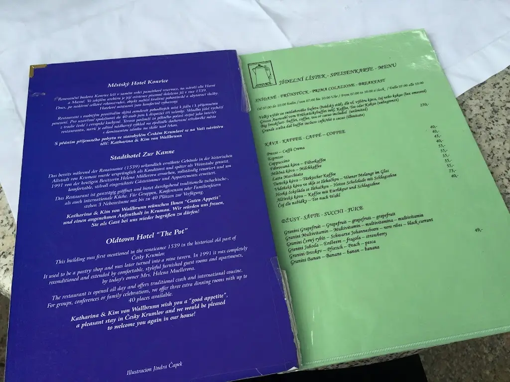 Menu_Restaurant Konvice_Český Krumlov_image_1