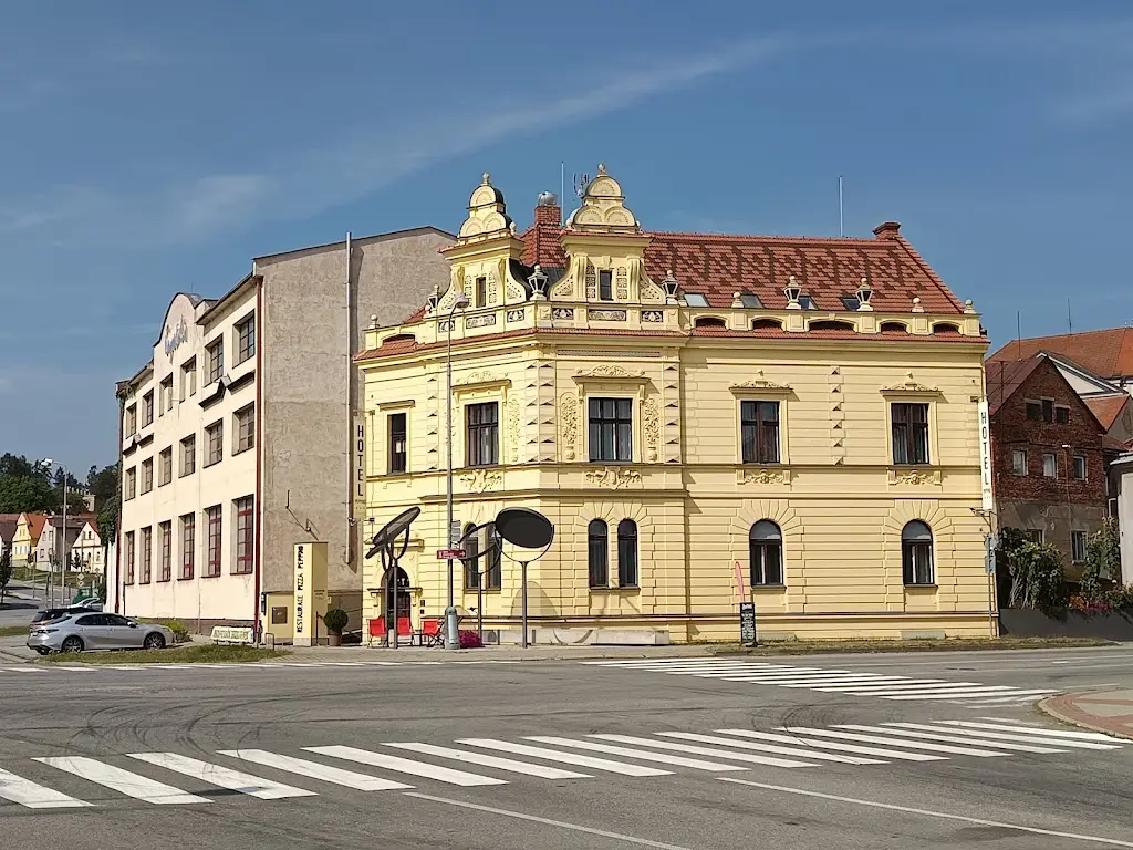 Hotel Peppino Pacov restaurant in Pacov