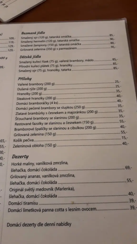 Menu_Restaurant Pohoda_Okres Žďár nad Sázavou_image_3