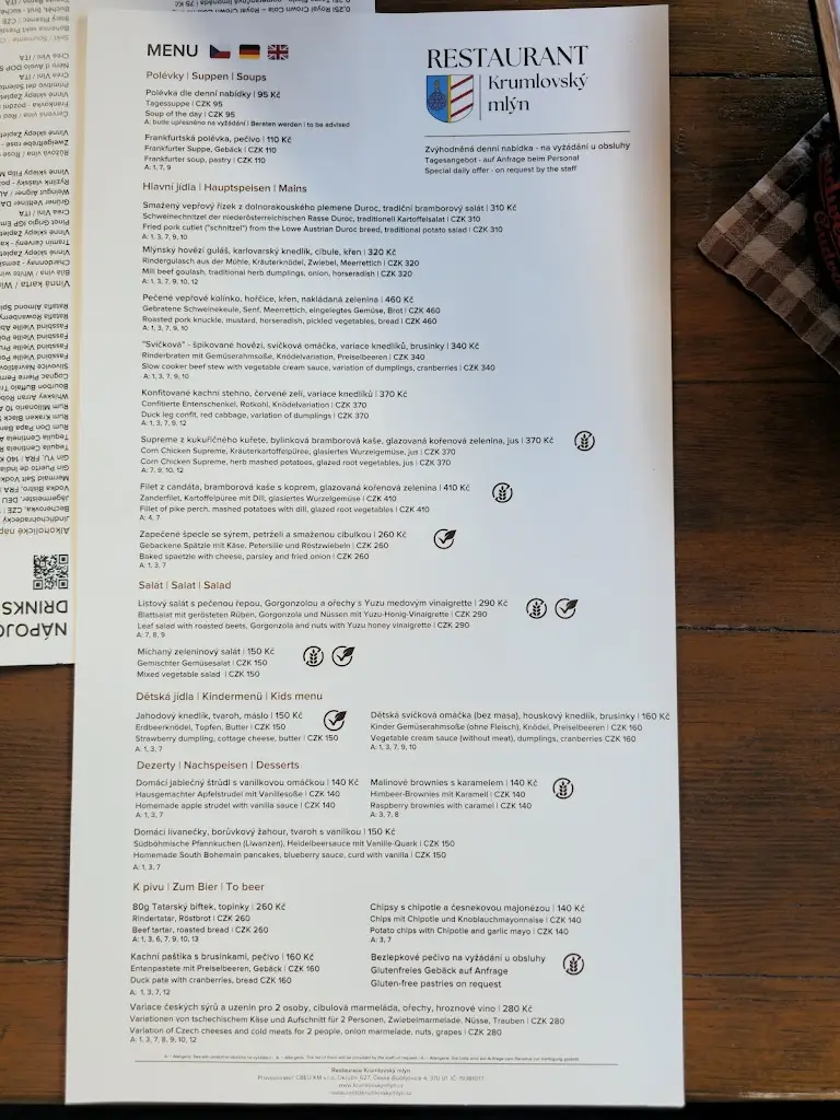 Menu_Krumlovský mlýn_Český Krumlov_image_2