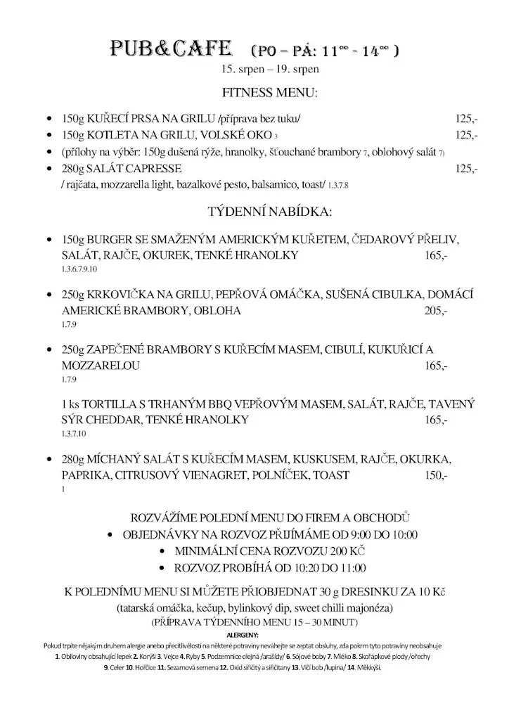 Menu_Pub&Cafe_Okres Žďár nad Sázavou_image_2