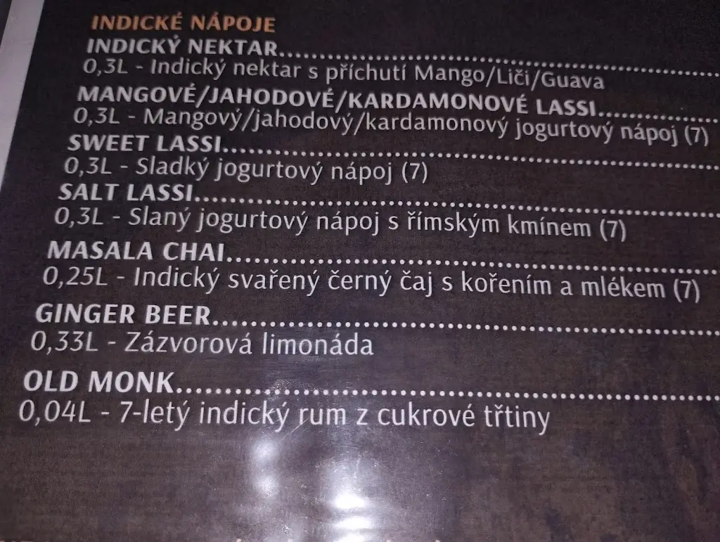 Menu_OM - indická a nepálská restaurace_Okres Žďár nad Sázavou_immagine_1