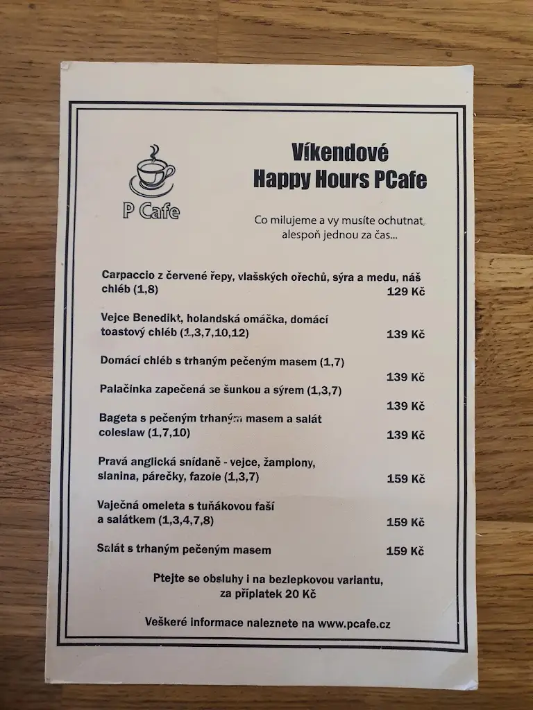 Menu_P Cafe_Okres Žďár nad Sázavou_image_2