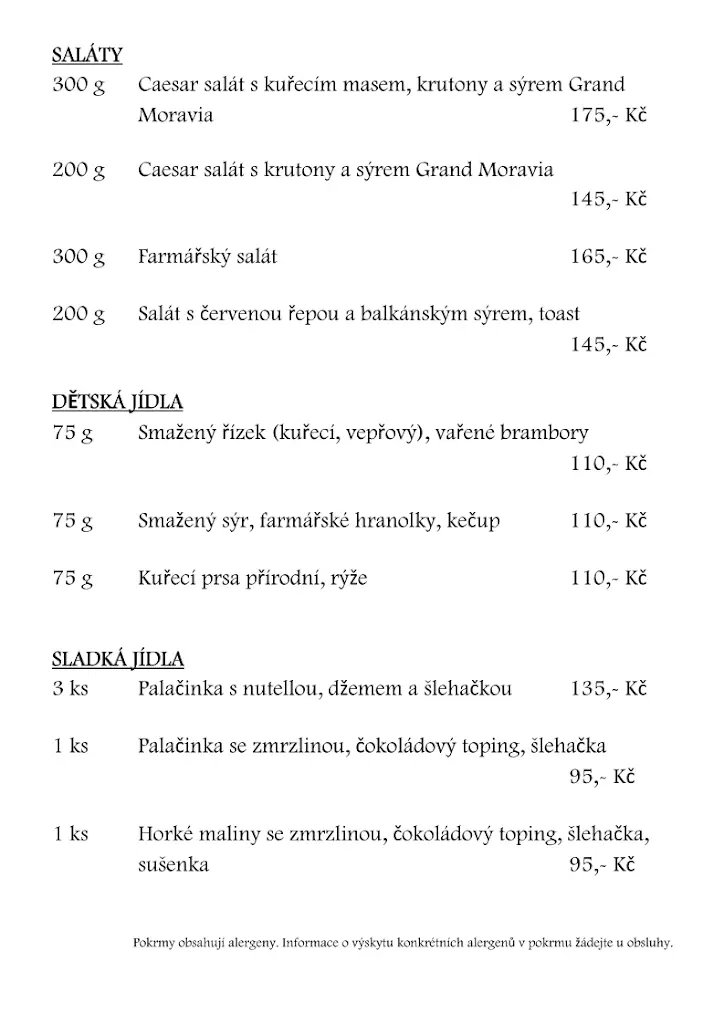 Menu_Restaurace Krystal_Okres Žďár nad Sázavou_image_1