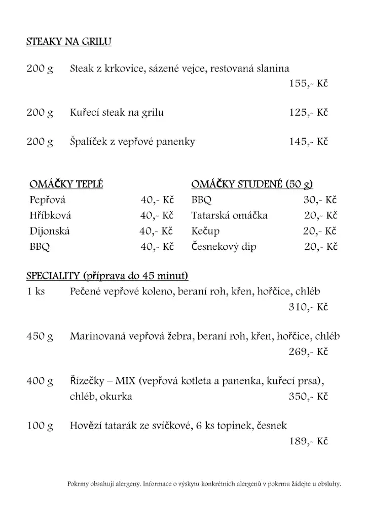 Menu_Restaurace Krystal_Okres Žďár nad Sázavou_image_2