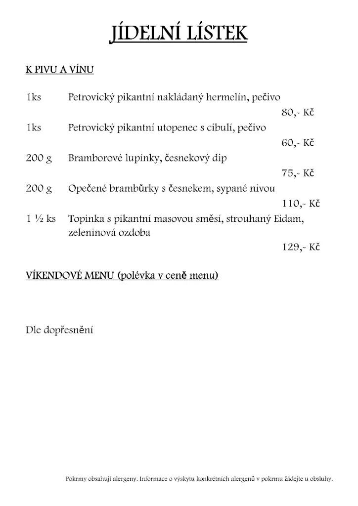 Menu_Restaurace Krystal_Okres Žďár nad Sázavou_image_4