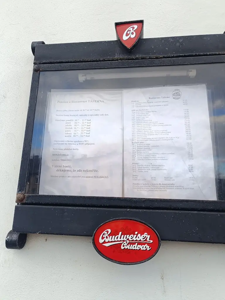 Menu_Penzion Táferna_Okres Žďár nad Sázavou_image_2