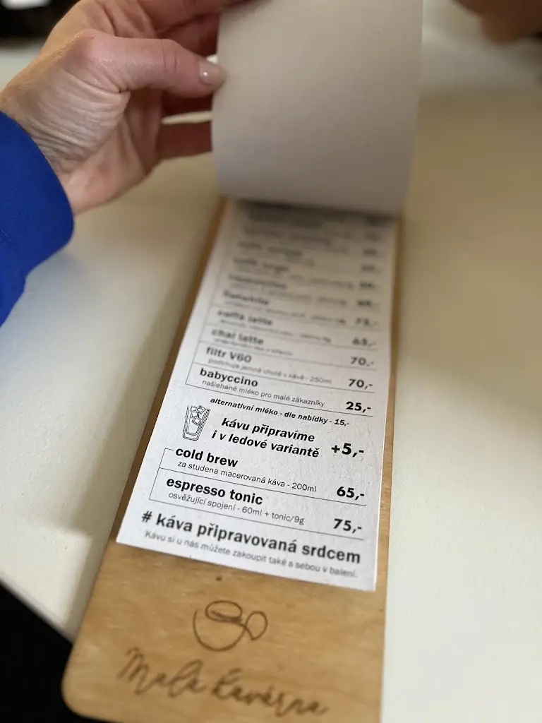 Menu_Malá kavárna_Okres Žďár nad Sázavou_immagine_3