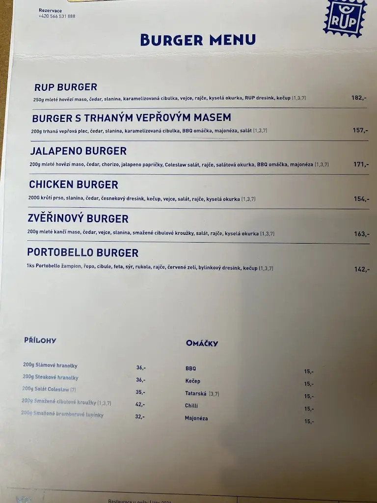 Menu_Restaurace u pošty_Okres Žďár nad Sázavou_image_2