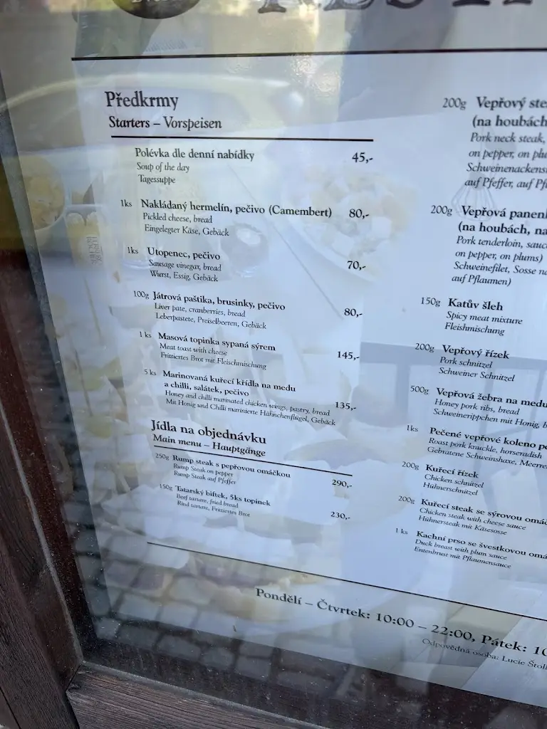 Menu_Restaurace Dvorek_Český Krumlov_image_1