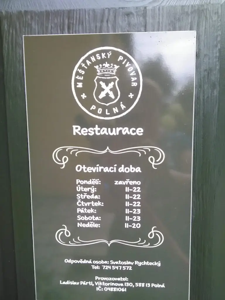 Menu_Restaurace Měšťanský pivovar Polná_Polná_image_3