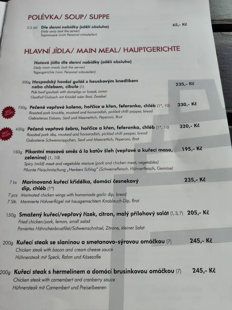 Menu_Babylon gastro s. r. o._Český Krumlov_immagine_4