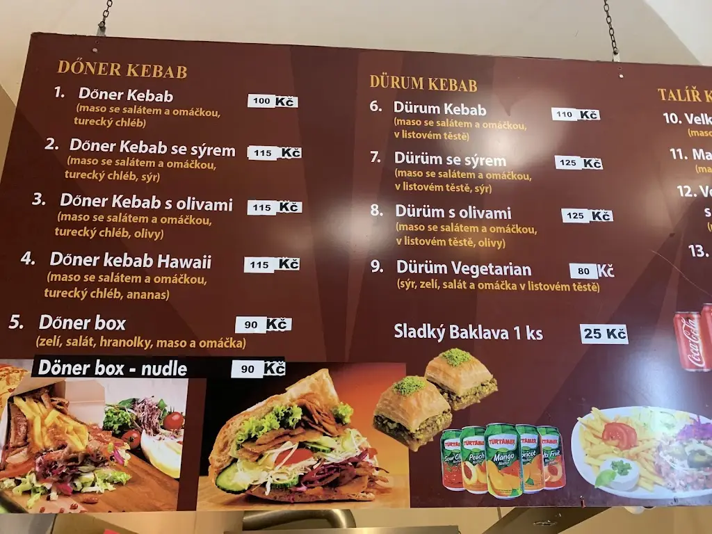 Menu_KEBAB HOUSE_Polná_immagine_3