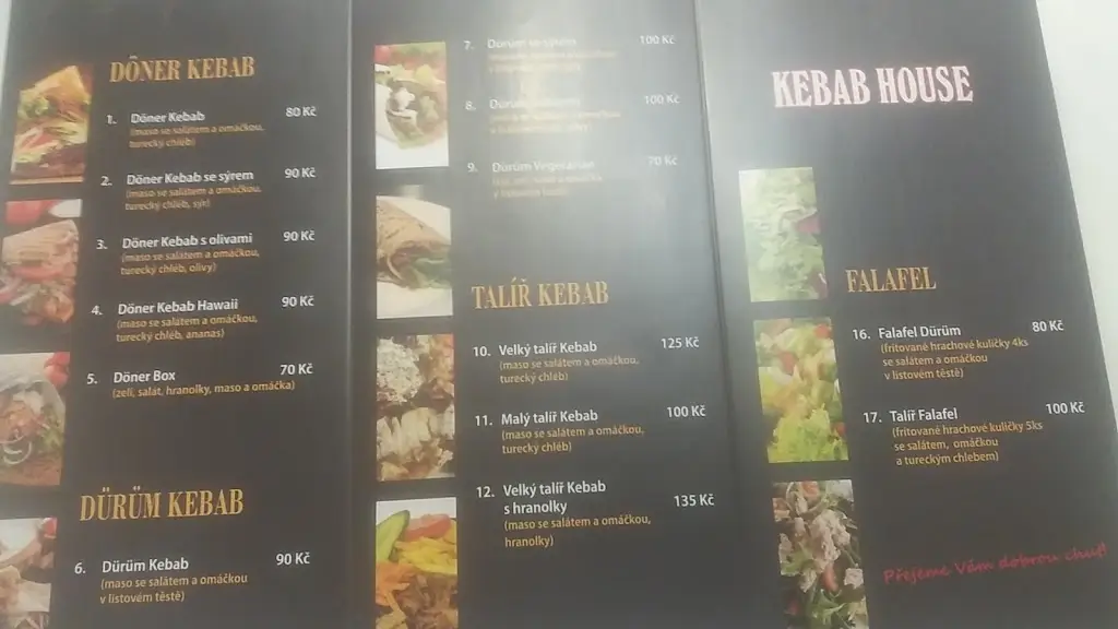 Menu_KEBAB HOUSE_Polná_immagine_4