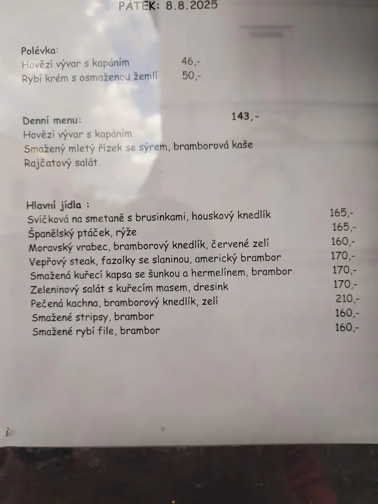 Menu_Restaurace U Vlasáků Střepina_Pelhřimov_image_1