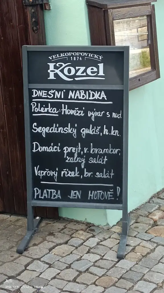 Menu_Hospůdka Ve Dvorku_Český Krumlov_immagine_4